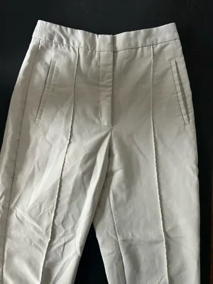 ZARA Dress Pants Cream Women’s thumbnail 1