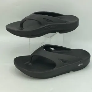 OOFOS OOriginal Recovery Sandal Unisex M8/W10 Black Casual Slip On Thong thumbnail 2
