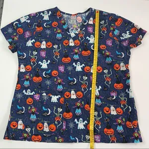 Peaches Uniforms Halloween Scrub Top thumbnail 9