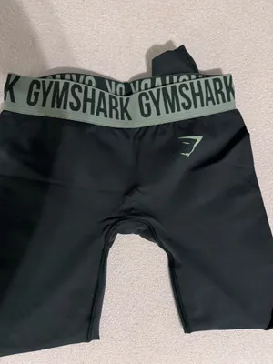 Green gymshark leggings thumbnail 1