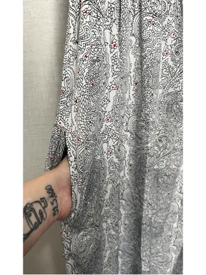 World Market Paisley Floral Boho Tiered Maxi Sleeveless Dress With Ruffled Hem thumbnail 7