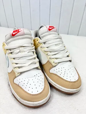 Nike Women’s Dunk Low Next Nature Soft Yellow Aquarius Blue Size 8 thumbnail 5