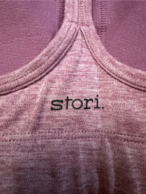 Stori Legend Bra Bralette with Double Straps, Heather Purple, Size 2 thumbnail 9
