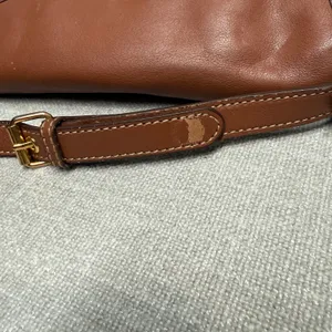 Etienne Aigner Brown Leather Crossbody Shoulder Bag Vintage Small Flap‎ Purse thumbnail 9