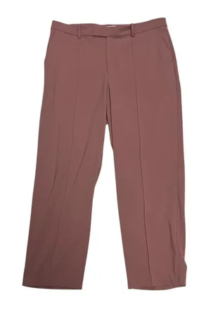 Madewell The Fairbanks Straight Leg Pant Woodrose Pink Size 16 thumbnail 1
