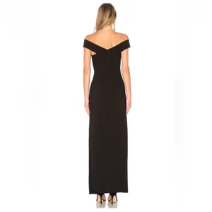 Likely Darrah Off Shoulder‎ Black Maxi Gown Womens Size 0 thumbnail 3