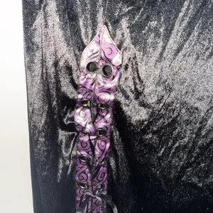 Spirit Halloween Witch Costume Dress Womens Size Medium Black Purple Cosplay Goth thumbnail 5