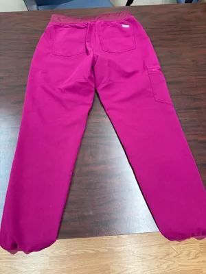Figs Magenta Colored Zamora Jogger Scrub Pants Size X-Small thumbnail 2
