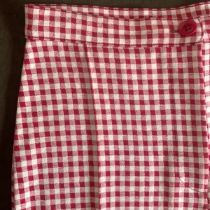 Red checkered pants from Free People SZ 6 thumbnail 3