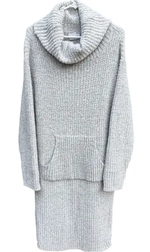 Like New SOFTIES Marshmallow Slouch Turtleneck Lounge Dress Grey Size 2X/3X thumbnail 1