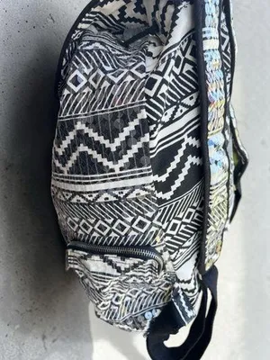 Victoria's Secret PINK Bling Sequin Aztec Backpack in black and white thumbnail 10