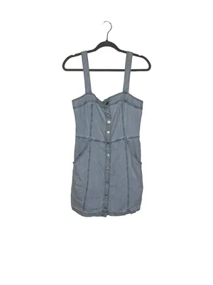 ✨ Levi’s Drea Denim Button Front Mini Dress Size Small‎ ✨ thumbnail 2