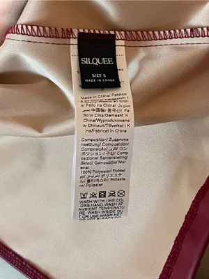 Silquee Red Faux Leather Corset Bustier Midi Dress Size Small thumbnail 8