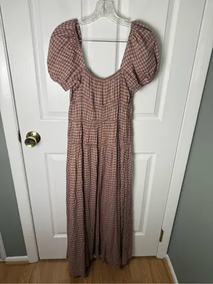 Reformation Rhett Dress in Audrie Check Gingham 6 thumbnail 5