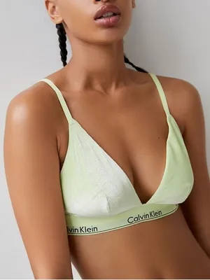 CALVIN KLEIN velvet bra size small thumbnail 1