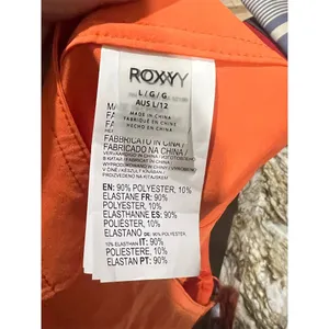Roxy Womens Boardshorts Size L Orange Longline Lace-Up Surf Beach thumbnail 8