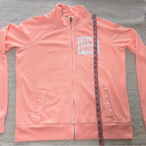 Victoria's‎ Secret PINK Full Zip Athletic Jacket Orange Size M thumbnail 7