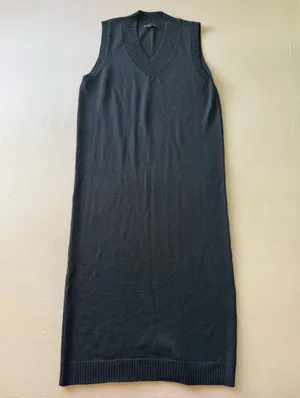 Third Wool Blend Sleeveless Maxi Knit Dress thumbnail 5