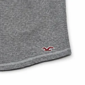 Hollister Womens Y2K Grey Lace Trim Racerback Tank Size M Heathered Cotton thumbnail 6