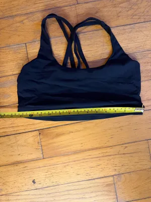 Lululemon Black Bra Sports 6 thumbnail 3