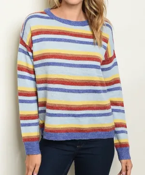 Stripped Oversize sweater size M Multi Size M thumbnail 1