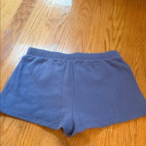 ⭐️PacSun Navy Blue Floral Logo Women’s Shorts thumbnail 3