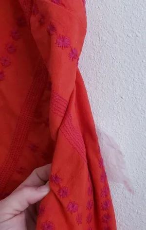 Free People Juni Embroidered Mini Crisscross Dress New Without Tags thumbnail 10