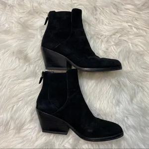 Eileen Fisher Peter Black Suede Ankle Boots Booties size 6.5 thumbnail 4