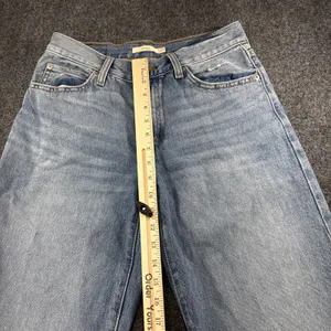 Levi's 94 Baggy Jeans Women's 27 Light Wash Distressed Wide Leg Y2K Denim thumbnail 5