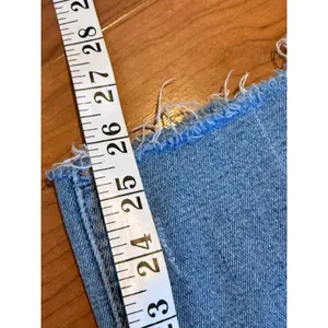 Abercrombie & Fitch Curve Love Ultra High Rise Ankle Straight Jeans Light 27 thumbnail 7