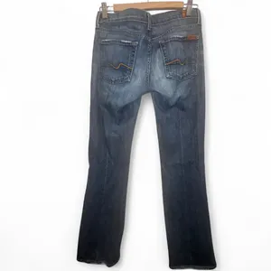 Seven For All Mankind Bootcut Jeans Size 27 Stretch Classic Denim Y2K premium thumbnail 5