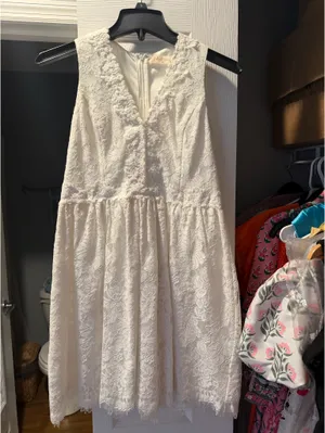 White Lace Altar'd State Dress thumbnail 4