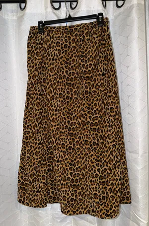 Leopard Mermaid Skirt Brown thumbnail 1