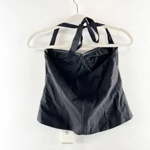 Peppermayo Cheryl Sweetheart Neck Open Back Bustier Halter Top Black 6 thumbnail 5