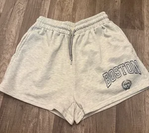 SHEIN Boston Graphic Sweat Shorts thumbnail 1