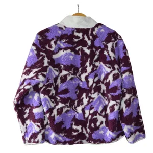 Liv Outdoor Pullover Fleece Women Small Purple White Excellent Snap Mock Neck thumbnail 5
