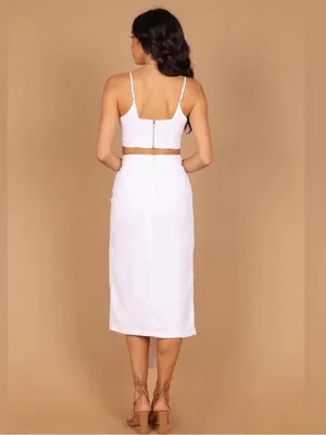 NWT SNDYS. Zanita Set White Top and Skirt Two-Piece Set US Size 4 thumbnail 2