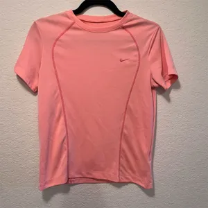 *30off3* Nike Women's Training Tee Coral Pink Short Sleeve Size M‎ thumbnail 2