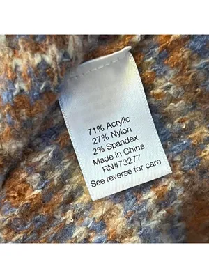 Vintage Y2K Boho Cottagecore Nine West Chunky Wrap Knit Sweater Size XS 🤎 thumbnail 8