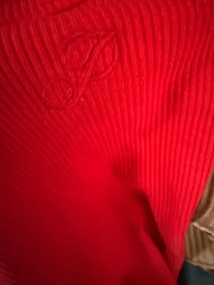 Victoria’s Secret PINK Ribbed Bodycon Bold Red Mini Dress Size Large. thumbnail 7