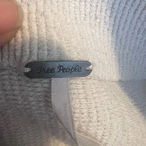 Free People Soft Ribbed White long sleeve‎ sweater thumbnail 4