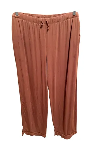Victoria's Secret Terracotta Wide-Leg Lounge Pants thumbnail 1