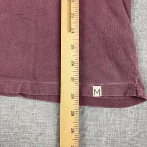 Madewell T-Shirt Womens M Purple Crew Neck Short Sleeve Tagless Jersey Top thumbnail 5
