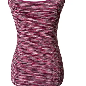 Tart Pink Purple space Dye athletic Cami Tank Top Women's M Stretch Layering Workout thumbnail 6