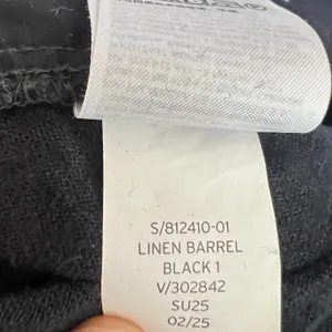 Gap Women's XL Mid-Rise Barrel Pants Black Minimalist Coastal Vacation‎ thumbnail 5