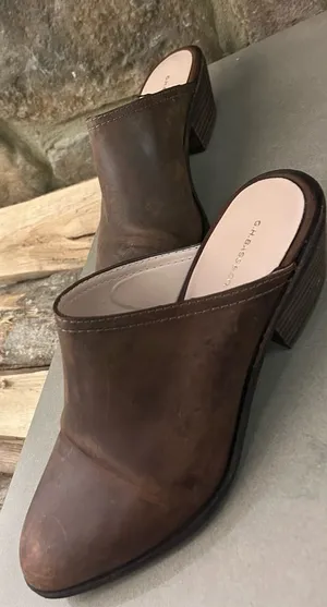 Mules G.H. Bass & Co. Rich Brown Leather Mules 9 M thumbnail 1
