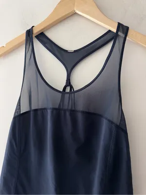 Lululemon 5 Mile‎ Singlet Inkwell Blue Tank Top thumbnail 5