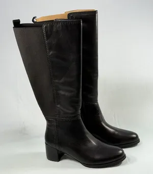 Naturalizer Size-7M‎ Women's Brent Wide Calf Knee High Boot Black $285 thumbnail 1