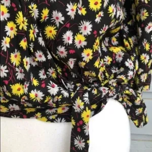 *30off3* Madewell‎ Daisy button down shirt with tie at waist​ thumbnail 4