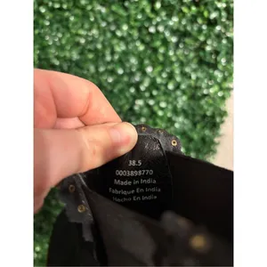 NWOT Free People Atlas Puffer Rivet Chelsea Boots in Black & Gold Sz. US 8 thumbnail 11